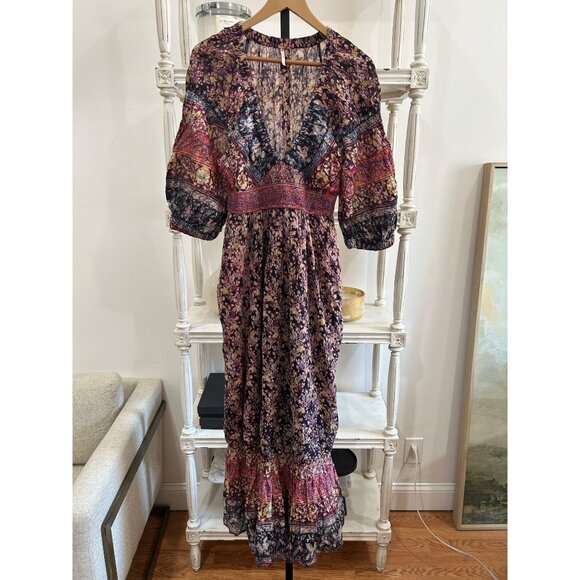 Free People Golden Hour Maxi Dress Size Medium - Picture 5 of 6